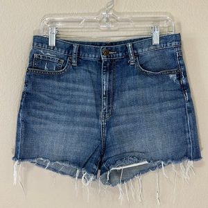 Uniqlo Women's Distressed Denim Shorts